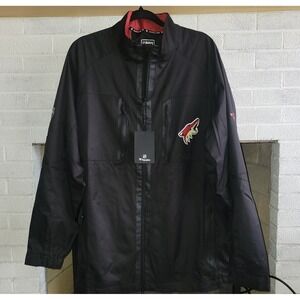 Arizona Coyotes NHL‎ Black Zip Up Jacket Pro Fanatics - Size 2xl